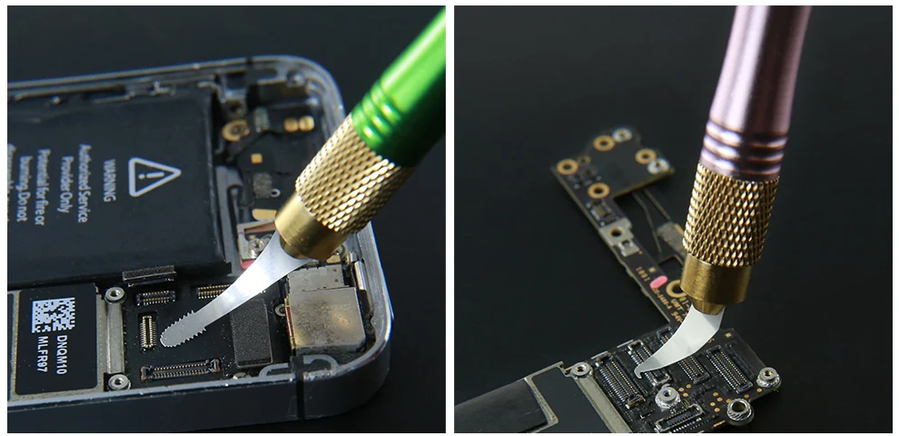 27в1 BGA нож для обслуживания iPhone cpu NAND чип IC удалить клей разбирать паяльное лезвие для A8 A9 A10 A11