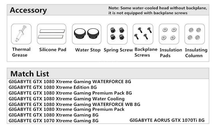 Bykski N-GV1080XT-X полный охват GPU водный блок для GIGABYTE GTX1080 GTX1070 Xtreme игровой теплоотвод видеокарты