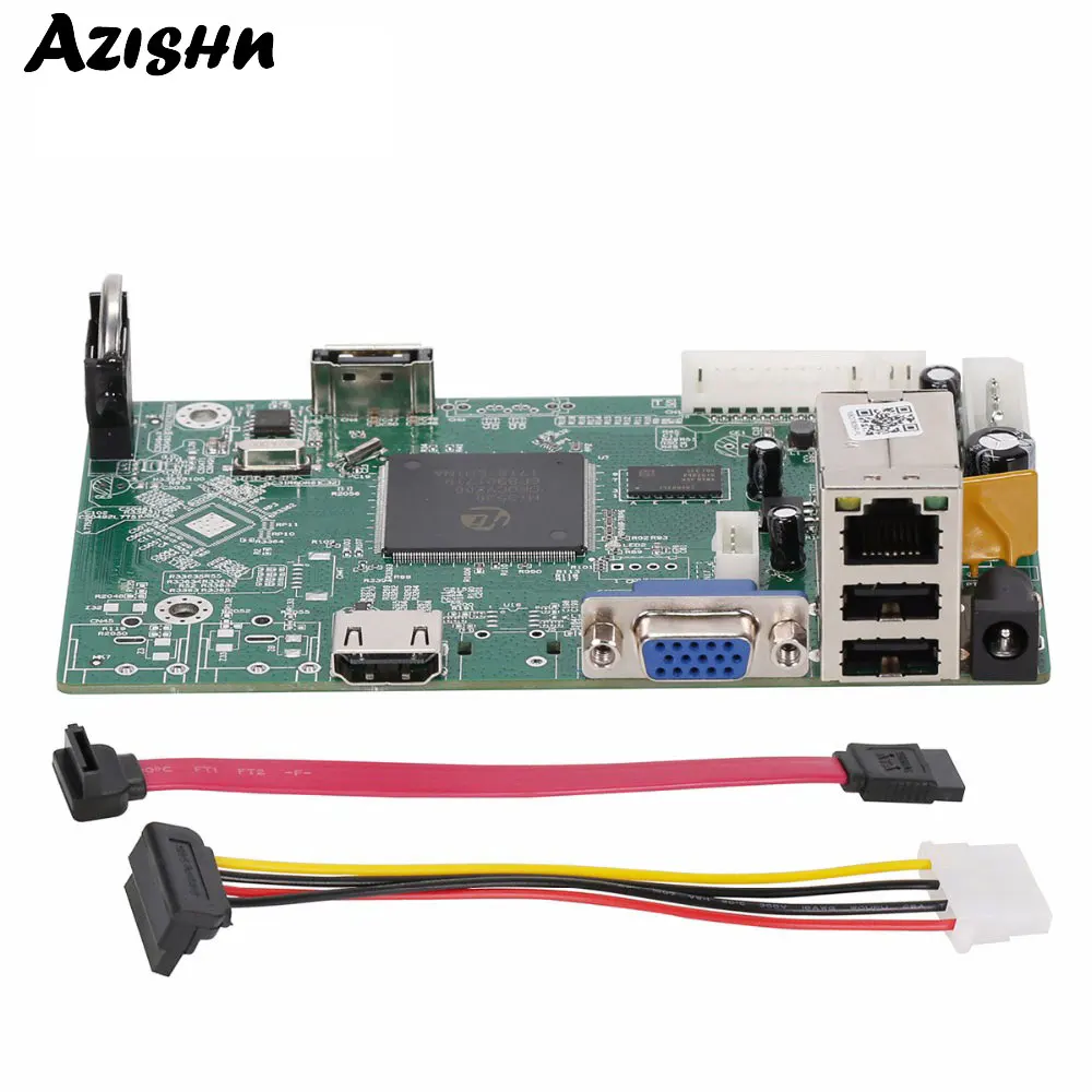 AZISHN H.264 8CH 1080 P/12CH 960 P CCTV NVR основная плата HI3520D ONVIF P2P HDMI Выход Обнаружение движения