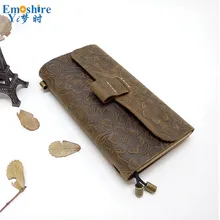 Высокое качество Творческий резные блокнот в кожаной обложке на заказ "сделай сам" Ретро Бизнес Тетрадь Блокнот подарок N110