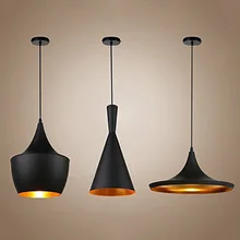 Винтажные подвесные светильники, Лофт лампа, скандинавские подвесные светильники для ресторана, кухни, золотой светильник с внутренней отделкой, домашнее промышленное освещение