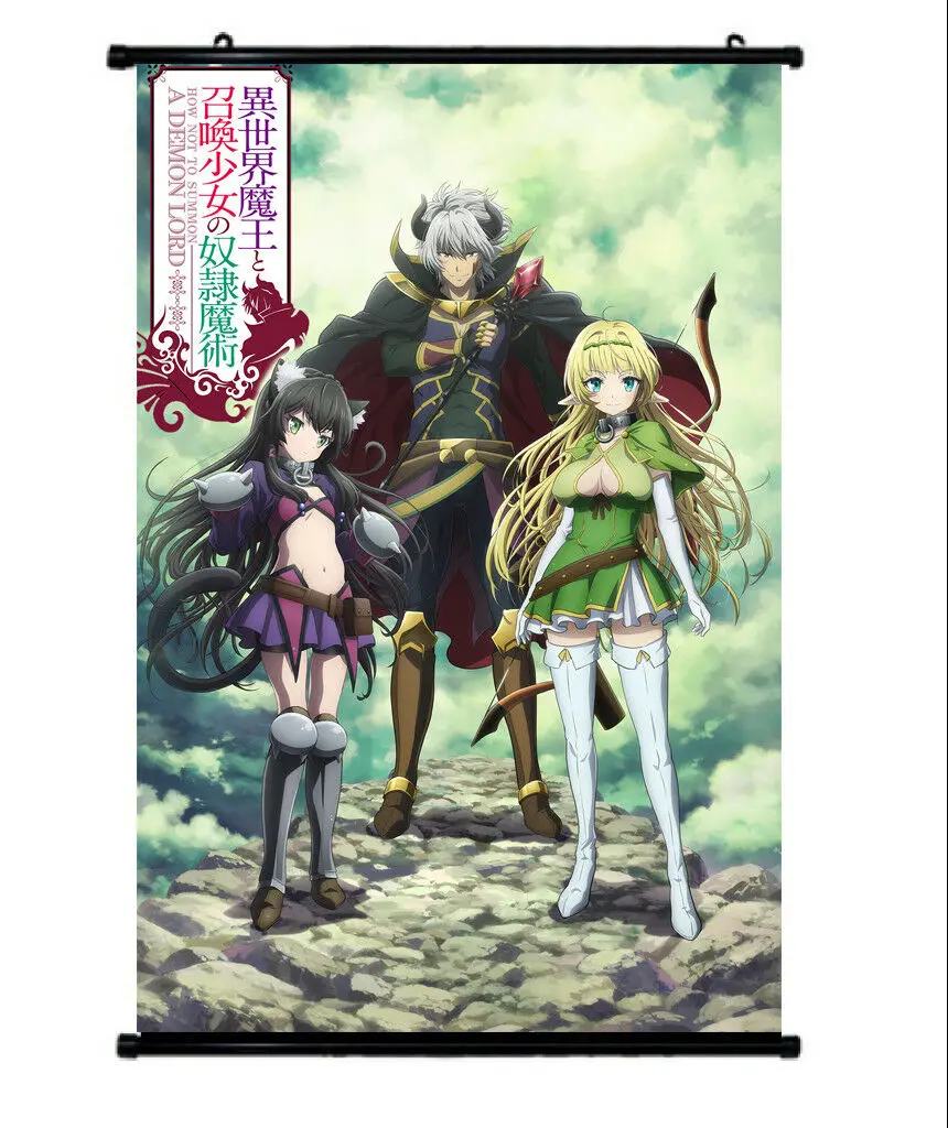 Anime How NOT To Summon A Demon Lord Shera Cloth Poster Wall Scroll 60x40cm | Дом и сад