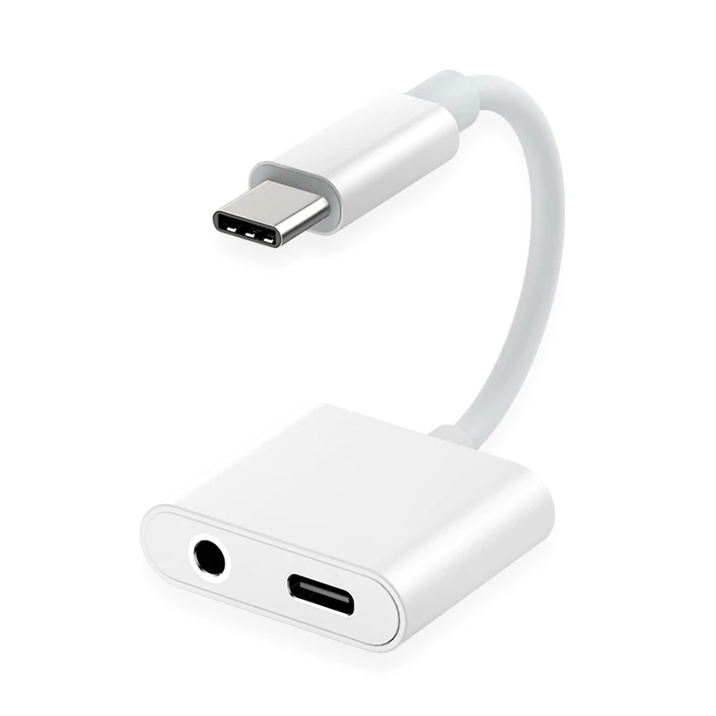 2 in 1 Lighting Charger Listening Adapter For For iPad Pro Charging Adapter 3 5mm Jack Splitter For huawei xiaomi Smart Phone