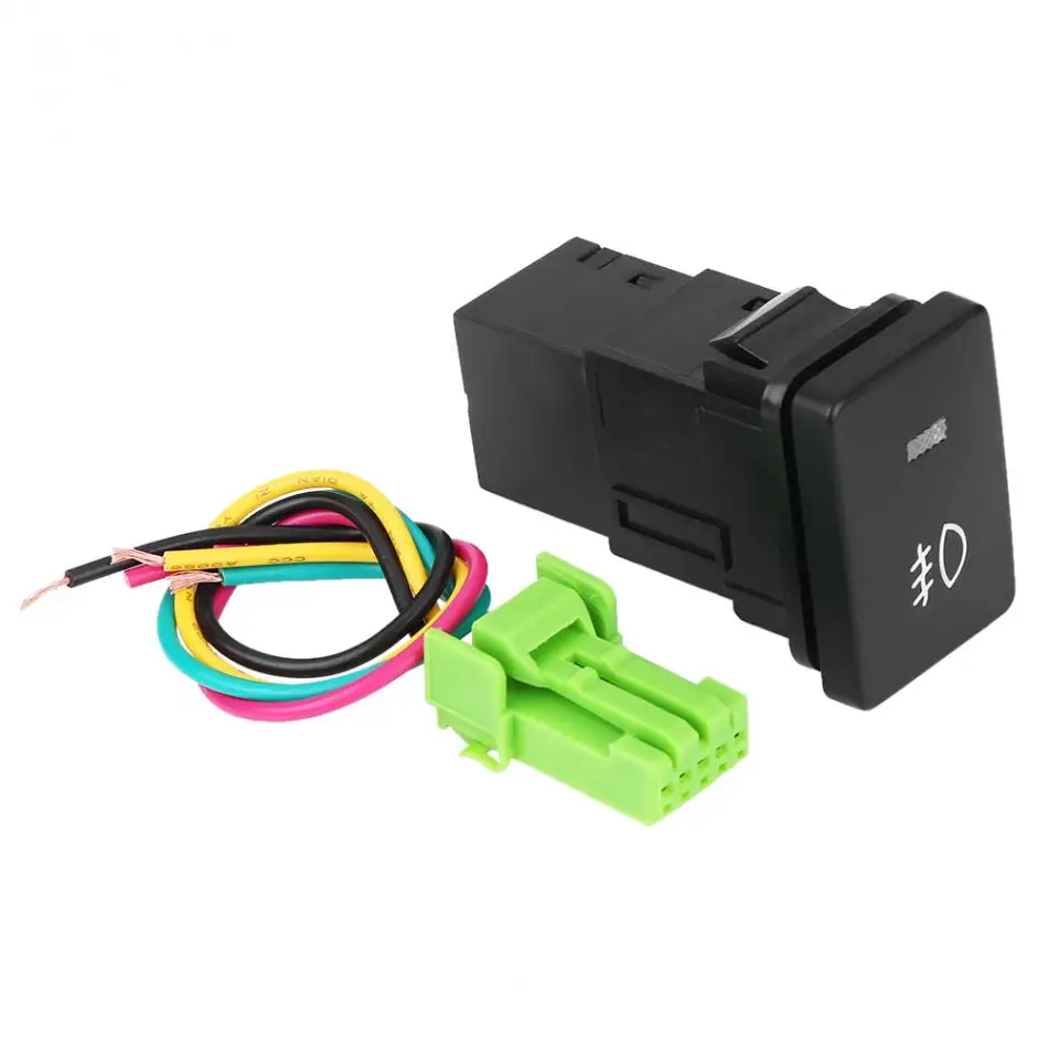

1Pcs Car LED On Off Rocker Toggle Switch for Toyota Camery Yaris Highlander Prius Carora Fog Light DRL Spotlight Power On Switch