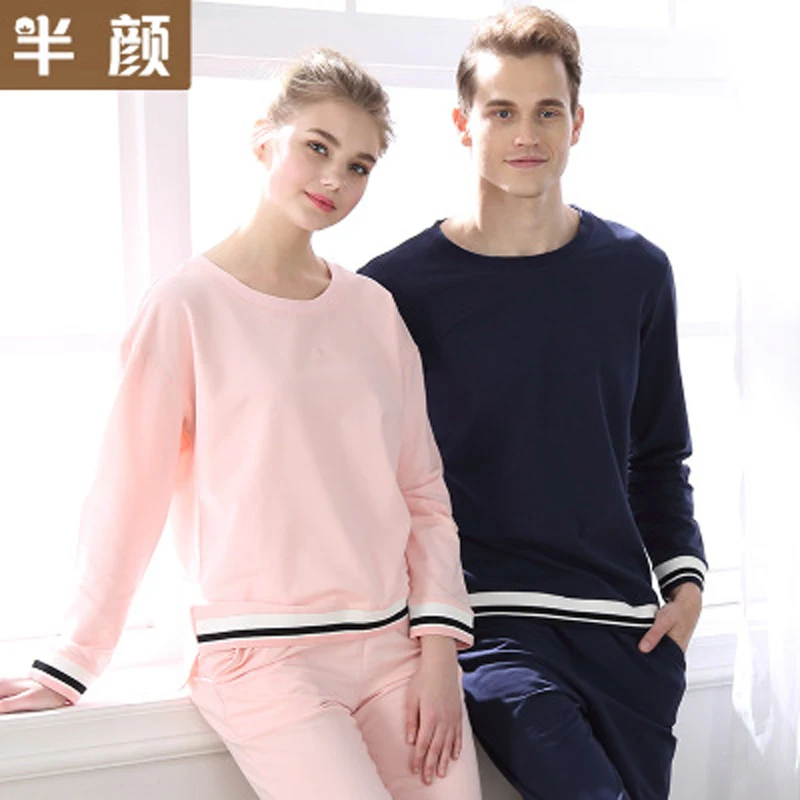 

SoftFox Newest 100% Cotton Modal Pajamas For Autumn Winter Solid Round Neck Full Sleeve Women Sleepwear With Full Lenght Pant