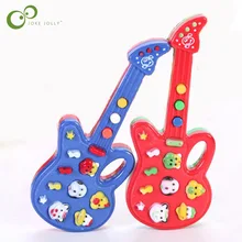 Лидер продаж электронная гитара игрушка детская рифма Музыка Дети Детские игрушки подарок Красный Синий Два цвета можно выбрать WYQ