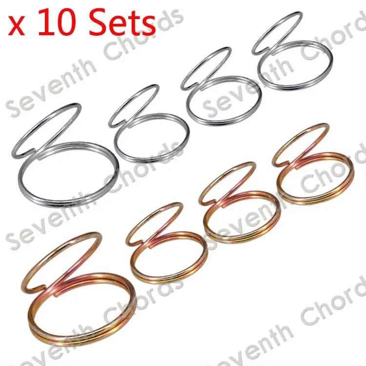 10 Set Butterfly Finger Picks Plectrum and Thumb Pick for Banjo Ukulele