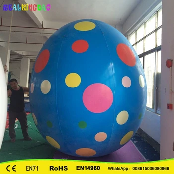 

Giant Inflatable Easter Eggs balloon Cartoon for event decoration inflatable kinder easter egg ball PVC inflatable sky balloon
