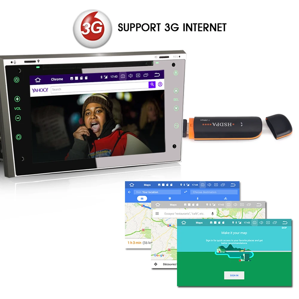 R/ückfahrkamera 7 2 Din Autoradio F/ür Opel Zafira B Astra H Corsa D Meriva Bluetooth USB FM AM MP5 Player