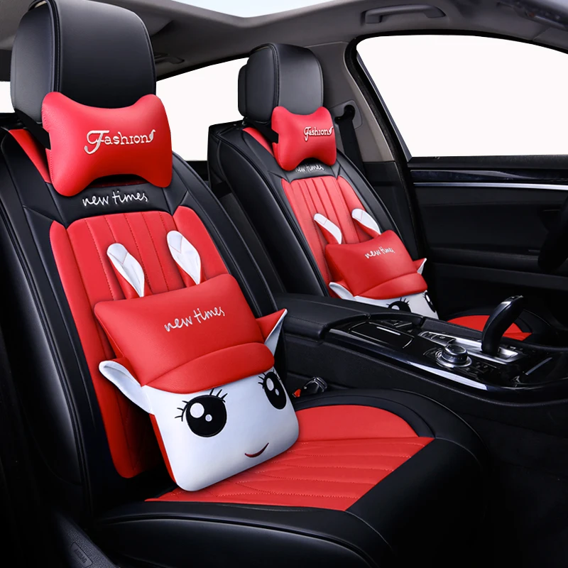 Cartoon Leather car seat cover For lexus rx 200 300 350 460 470 570 480 580 rx300 rx330 rx350 rx450h of 2010 2009 2008 2007 auto