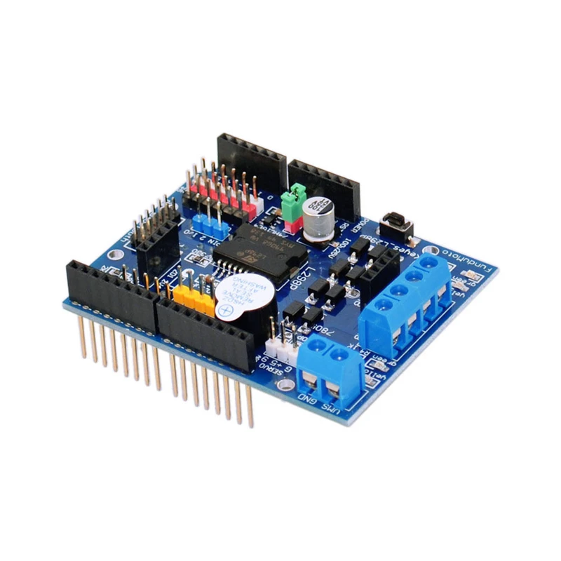 L298P контроллер скорости ШИМ двойной высокой мощности h-мост драйвер, Bluetooth интерфейс, L298P щит для платы двигателя для Arduino
