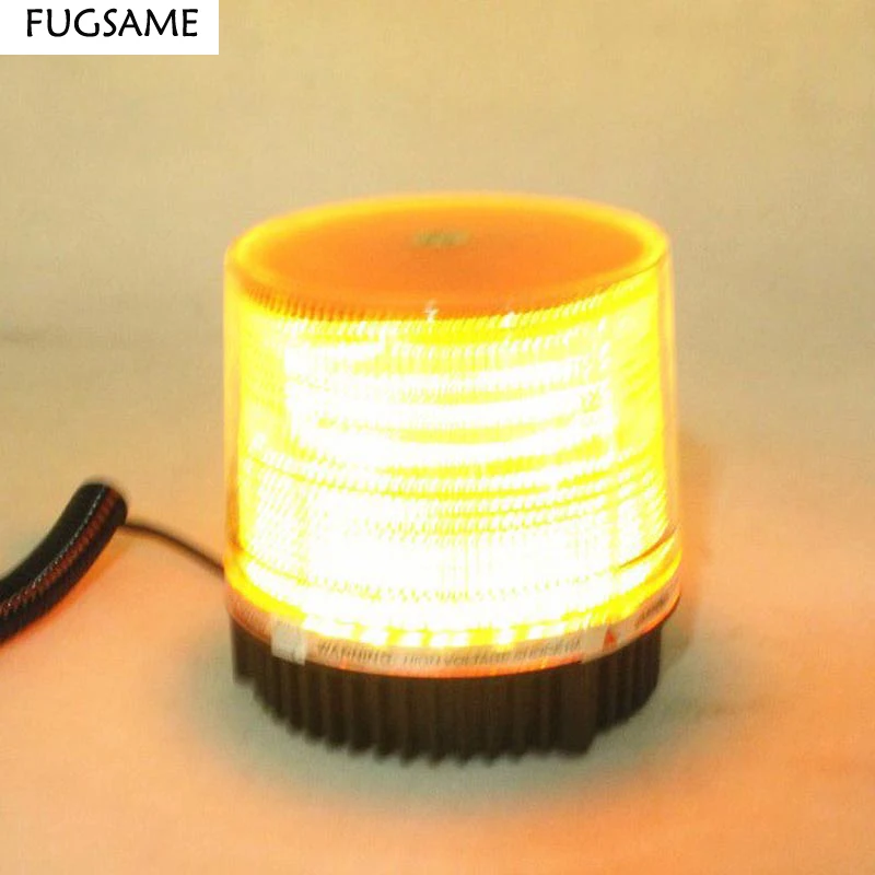 

Free Shipping, car Ceiling light high power red blue led car lights round roof lights warning light refires