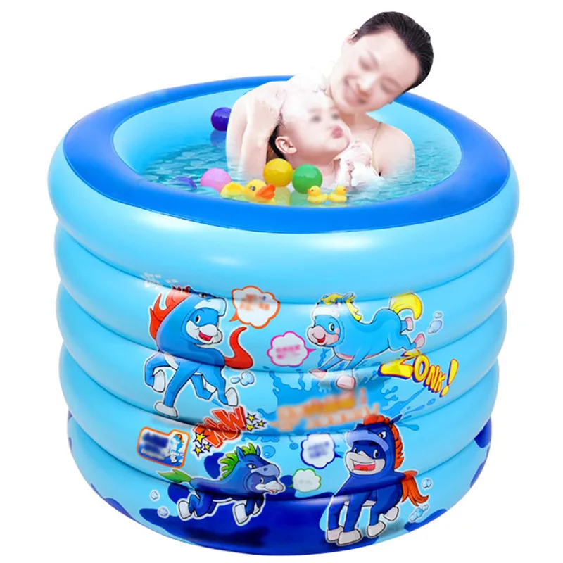 Baby Inflatable Swimming Pool Children Basin Bathtub Portable Paddling Pool Kids Outdoor Home Use Play Inflatable Pool