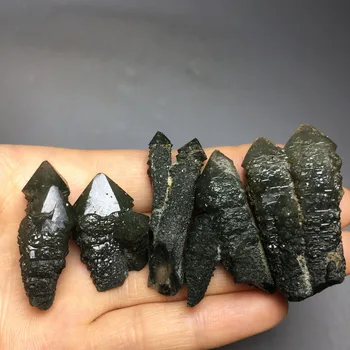 

60g 5pcs Natural rare rough mineral Skeletal calcite quartz crystal specimens