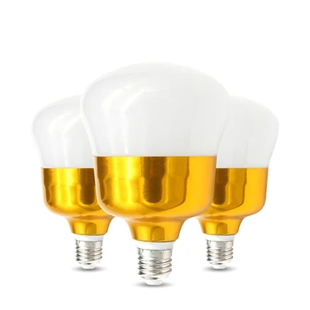 

E27 LED Bulb LEDs light 9W 12W 18W 28W 36W Waterproof Living room Bedroom lamps indoor lighting Home Electrical Light Gold Shell