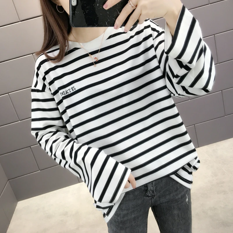 

2019 New Autumn and Winter with collar stripes sweaters - 0230-9886