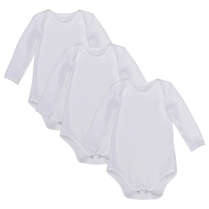 3 шт./лот, гимнастический костюм детская одежда хлопковое нижнее белье с длинными рукавами для малышей Одежда для маленьких мальчиков и девочек комплекты для малышей - Цвет: white