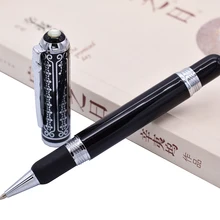 Duke 669 роликовая шариковая ручка, красивый черный узор с цветами, гладкая ручка для письма, бизнес, офис, товары для дома