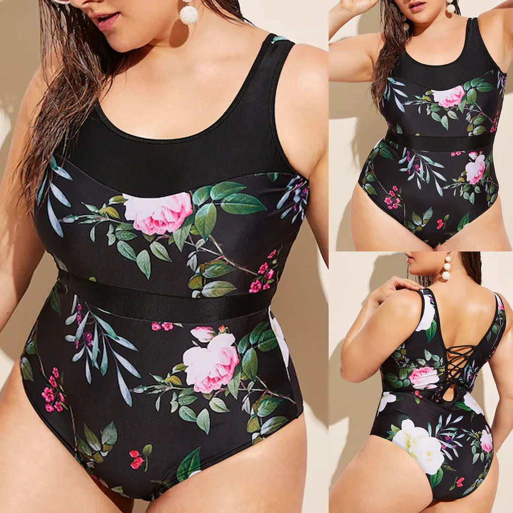 

Solid High Waist Women Two Piece Bikini Push Up Sets Plus Size Beachwear Swimsuit Halter Printed Bikini Maillot De Bain#ew