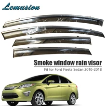 Высокое качество 4 шт. дым окна дождь козырек для Ford Fiesta седан 2010 2011 2012 2013 гвардии аксессуары