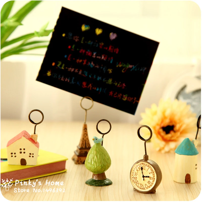 

Creative Life Time Mini Decoration Notes Folder Message Folders Photo Holder Business Card Stand