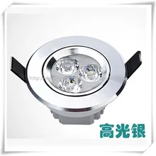 10 шт./лот, 3 Вт, 5 Вт, 7 Вт, 9 Вт светодиодный потолочный светильник, встраиваемый Точечный светильник, 110 В, 220 В, для домашнего освещения