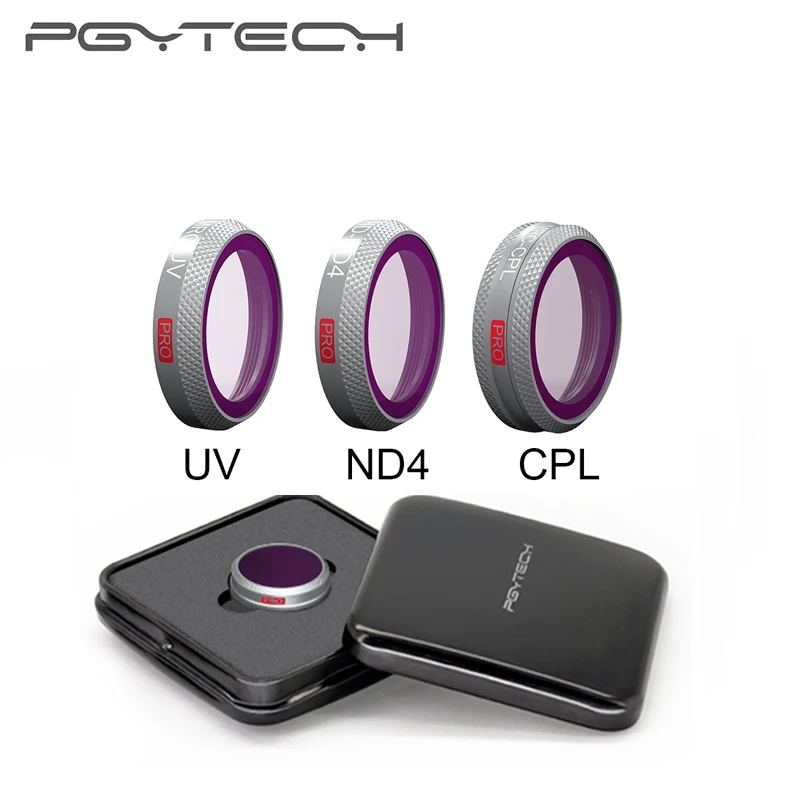 New Sale Pgytech Dji Mavic 2 Zoom Uv Cpl Nd4 Filters For Dji Mavic