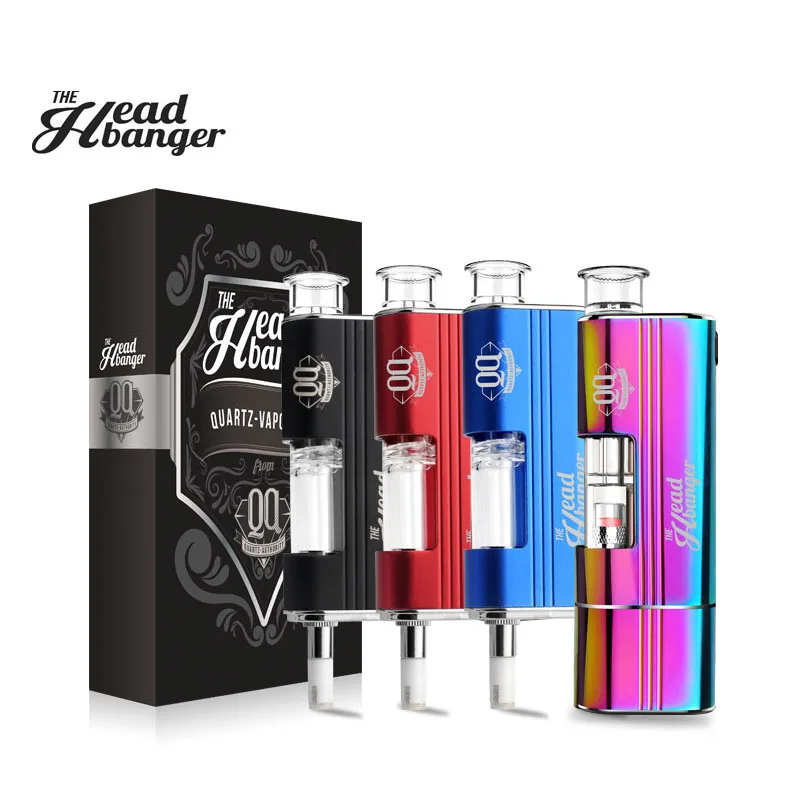 

Original Electronic Cigarette Airistech Headbanger Kit Vaporizer 1500mah Quartz Coil Vape Pen For Dab Wax and Concentrate