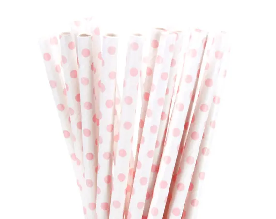 25 шт./лот светильник розовый бумажные соломинки для флажки для кексов дети пирог на день рождения или свадьбу украшения вечерние события поставка - Цвет: 3