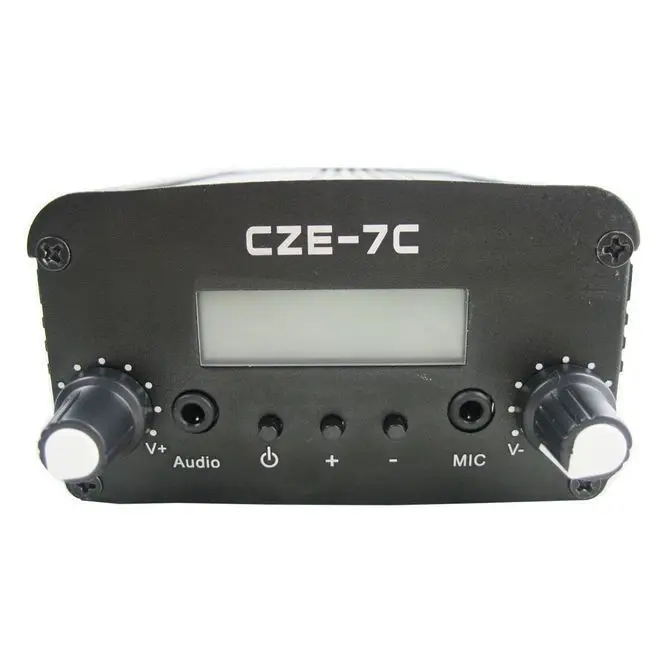 FMUSER CZE-7C 7 Вт FM стерео PLL передатчик+ GP антенна+ PowerSupply Kit 76-108 мГц