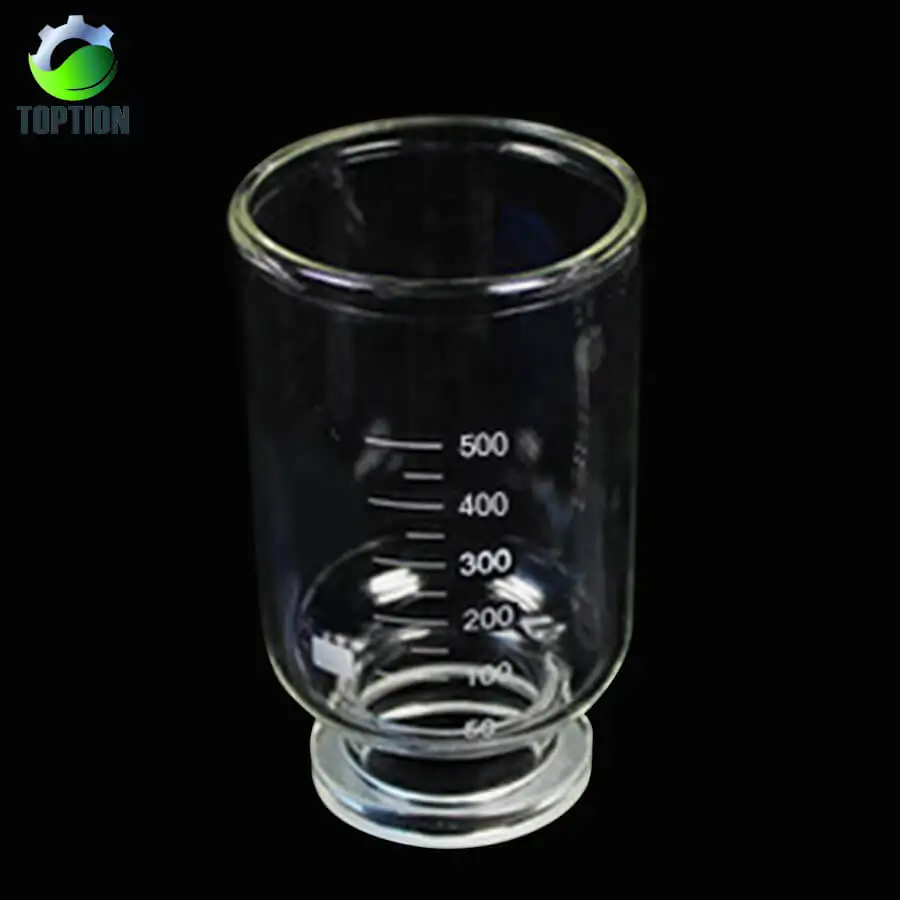 500ml Lab Glassware Vacuum Filtration Cup For 2000ml Vacuum Filtration