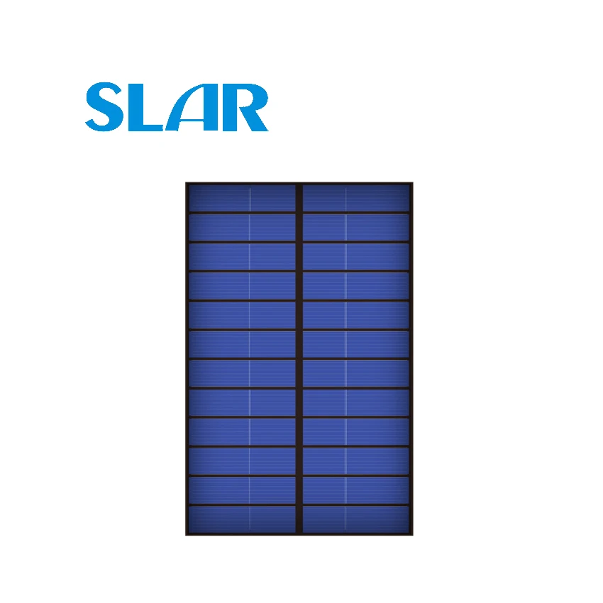 

5.5V 291mA 1.6Watt 1.5W Poly Panel Solar Standard Epoxy monocrystalline Silicon DIY Battery Power Charge Module Solar Cell toy