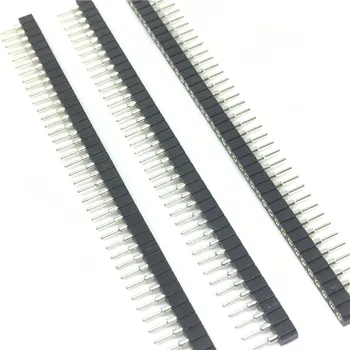 

5pcs 1x40P Single Row 40 Pin 2.0 mm Round Female Pin Header gold plated machined SIP 1x40 Pin IC Socket 3.0 Amps