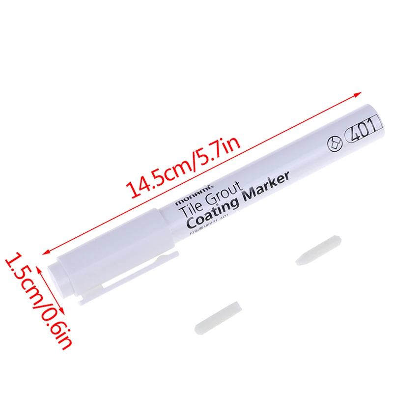 

Tile Gap Repair Color Pen White Tile Refill Artline Grout Pen Waterproof Mouldproof Filling Agents Wall Porcelain