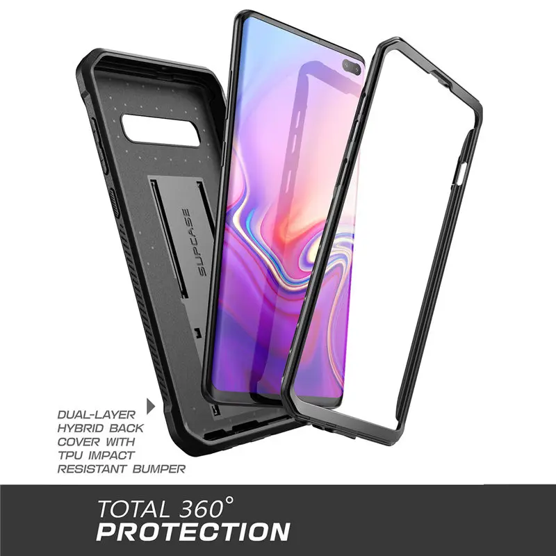 SUPCASE для samsung Galaxy S10 чехол 6,1 дюймов UB Pro всего тела прочный подставка чехол Чехол без встроенного Экран протектор