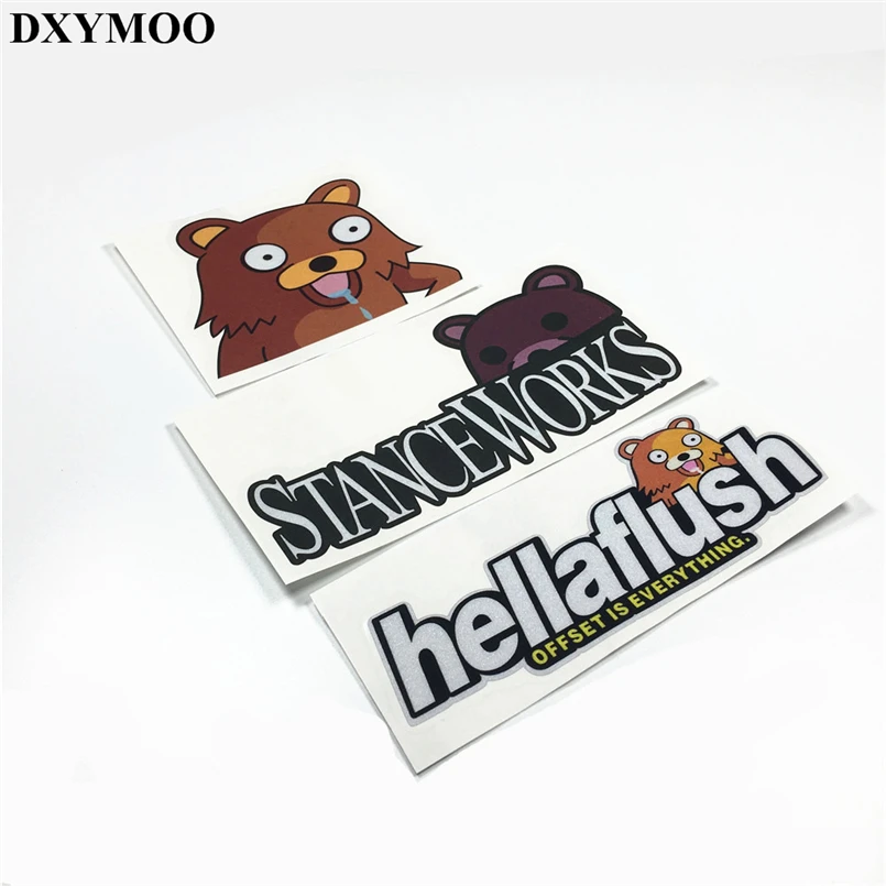 Наклейки на автомобиль Eat Sleep JDM Bear HF hellafпышная офсетная наклейка с мотором IS All