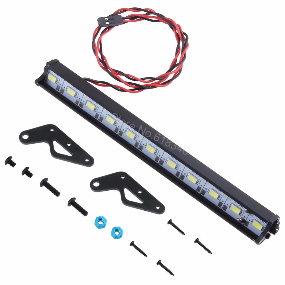 Super Bright 150mm RC Rock Crawler 11 LED Light Bar Kit For 1/10 Scale Remote Control Models