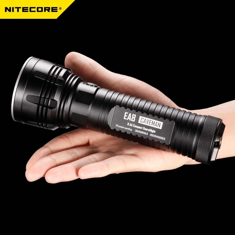 Nitecore EA8 900 Lumens CREE U2 tactical LED Flashlight for Hiking Camp Fishing Search Rescue Portable
