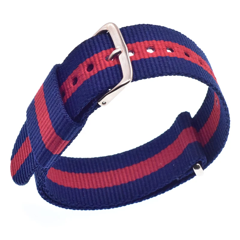 High Quality Nylon Watchband Rose Gold Silver Buckle for Daniel Wellington 20mm Replace Bracelet Strap Watch Band for dw watch