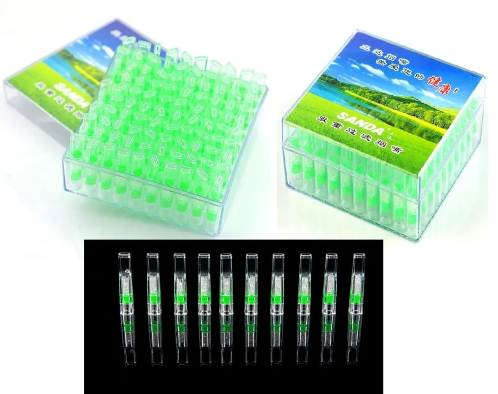 

100pcs disposable Cigarette Holder Filter smoking pipe tobacco healthy High-Efficient Filtration Cigarette ash filter mouth tip