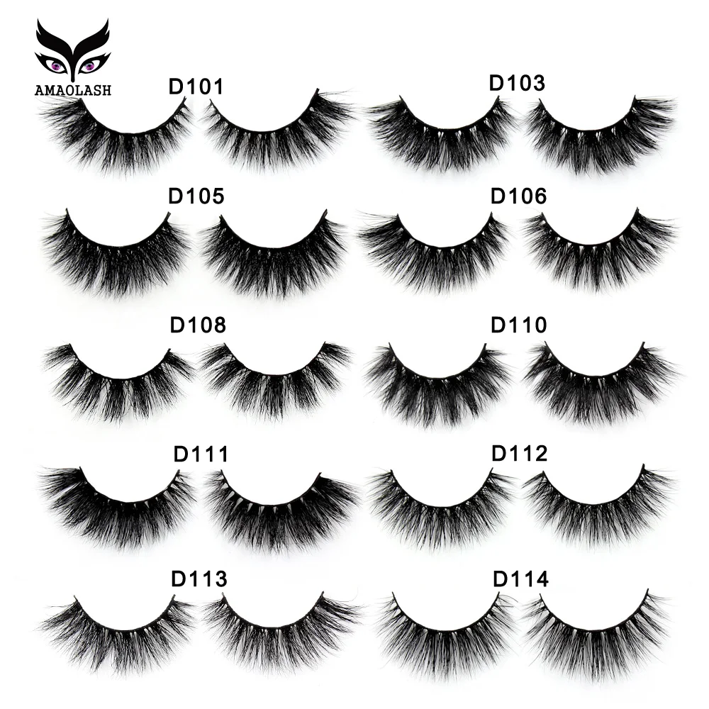 AMAOLASH 1 pairs false eyelashes Natural long fake lashes makeup Long