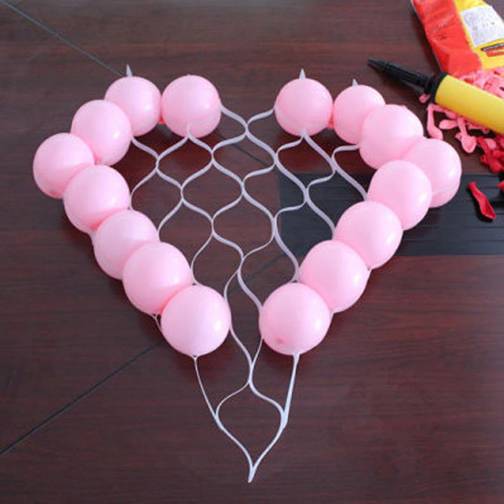 

Heart-shaped Balloon Grid Balloon Personality Tool Accessories Love Making Net