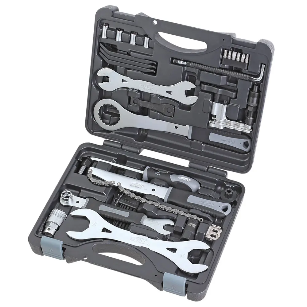 

Super B TBA2000 36 pcs Tool Set For MTB Bike Road Bicycle Shop Cycling Repari Box Hub