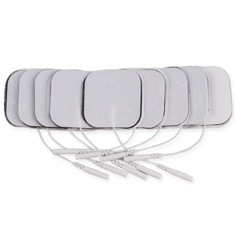 100Pcs 5x5cm Nerven Muscle Stimulator Selbst Adhesive Silikon Gel Elektrode Pads Tens Elektroden Digitale Therapie Maschine massage 100Pcs 5x5cm Nerven Muscle Stimulator Selbst Adhesive Silikon Gel Elektrode Pads Tens Elektroden Digitale Therapie Maschine massage