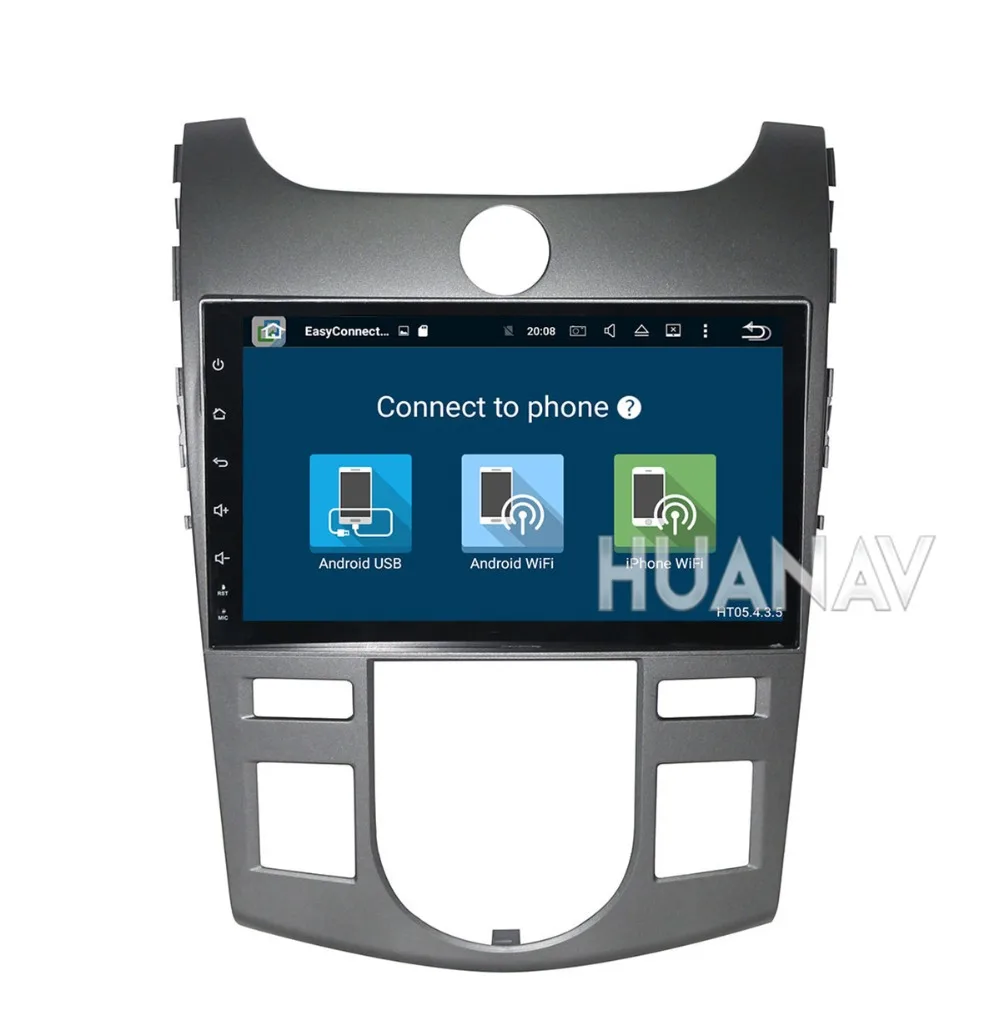 Sale Car DVD Player GPS navigation For Kia CERATO/FORTE 2008-2012 multimidia headunit 1 DIN radio stereo Android 8.0 4GB+32GB 4