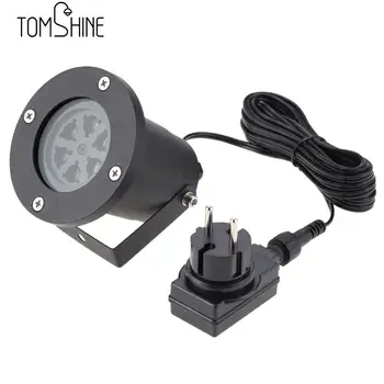 

Tomshine 4W RGBW 4LED Moving Snowflake Film Christmas Xmas Show Projector Light Outdoor Water Resistant Pattern Decoration Lamp