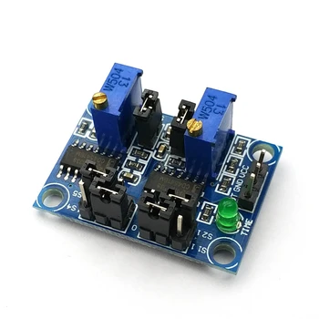 

Timing cycle square wave signal generator module, adjustable delay, adjustable pulse frequency