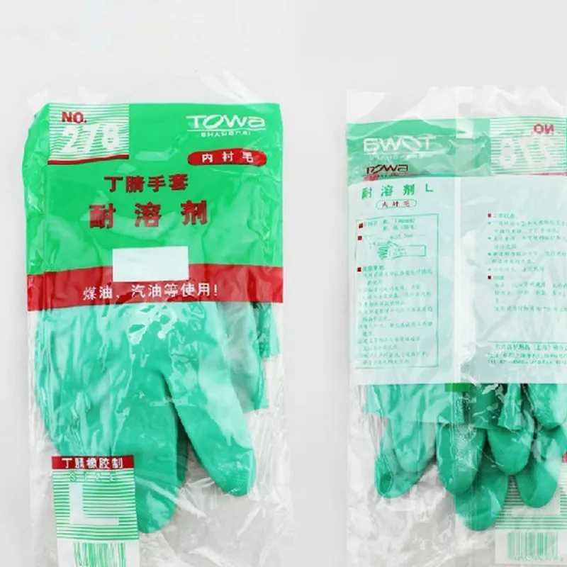 

Large TOWA 278 gasoline kerosene resistance to solvent paint skid prevention prevention flocking nitrile gloves