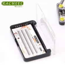 Новинка года 3 D эллипса без каблука ресниц расширение/M type шелк кластера ресницы Сумасшедший превосходный стиль