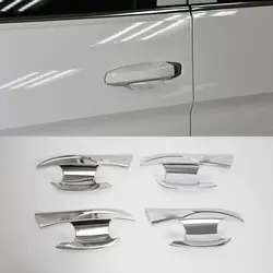 Car аксессуары внешней отделки ABS Chrome Боковая дверь Ручка Bowl Cover Планки для Volkswagen Teramont 2017 стайлинга автомобилей
